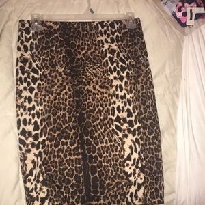 Leopard skirt